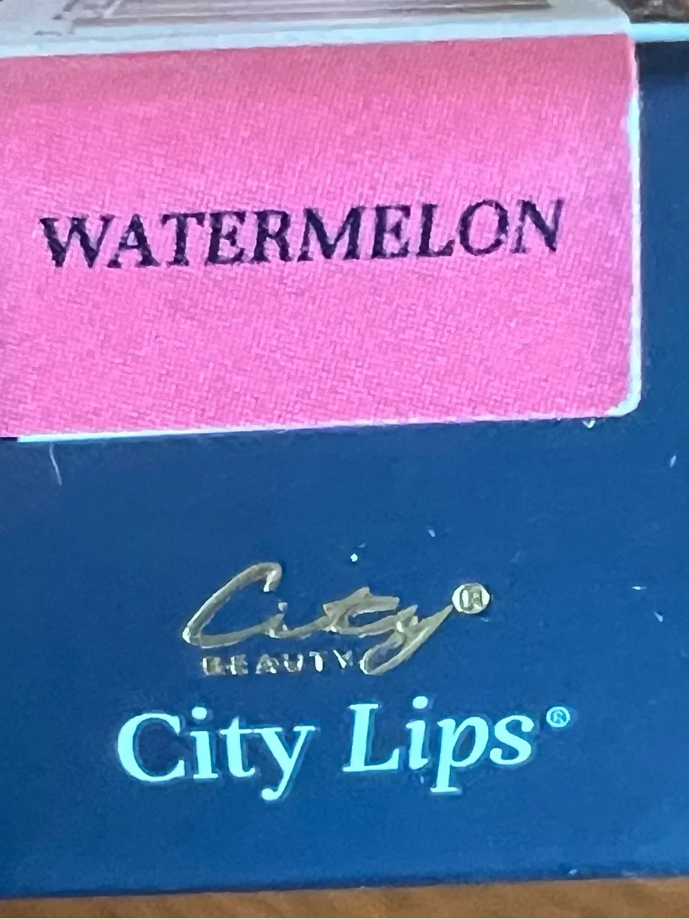 City Lips Clear Plumping Lip Gloss Watermelon NIB